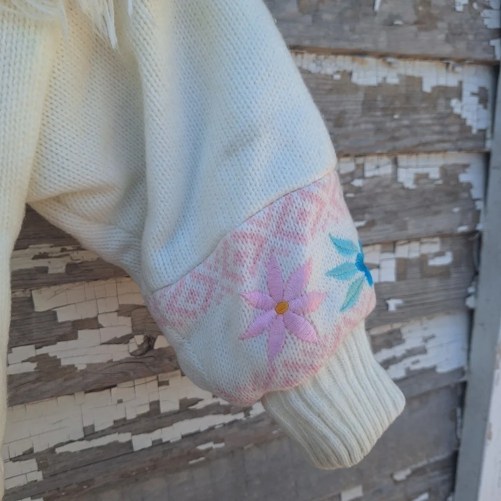 🌟 Vintage Hallie Robin Sweater Jacket Size 4T